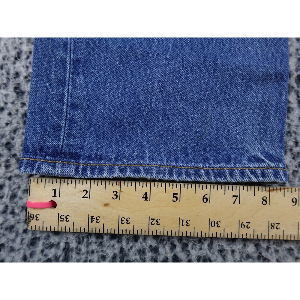 Levi's 501 Straight Leg Jeans Mens 30x26 Blue Vintage Button Fly Cotton - Picture 6 of 14